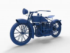 motocicleta mod1 Modelo de Impressão 3D