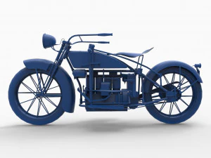 motorcycle mod1 3D Print Model