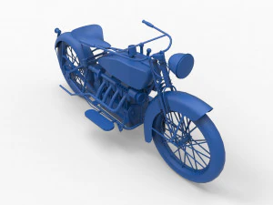 motorcycle mod1 3D Print Model