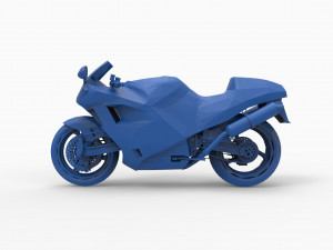 motorcycle mod2 3D 打印模型