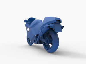 motorcycle mod2 3D 打印模型