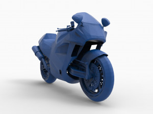 motorcycle mod2 3D 打印模型
