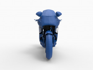 motorcycle mod2 3D 打印模型