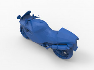 motorcycle mod2 3D 打印模型