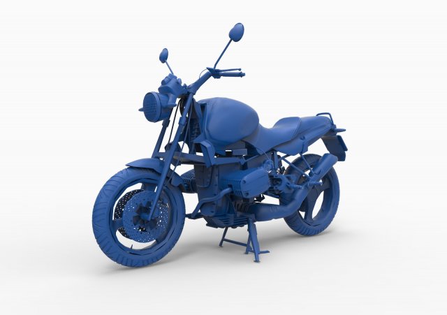 motorcycle mod3 3D-Druckmodell .c4d .max .obj .3ds .fbx .stl .blend 
