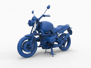 オートバイmod3 3Dプリントモデル