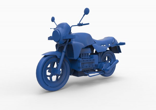 motorcycle mod4 3D 프린트 모델 .c4d .max .obj .3ds .fbx .stl .blend 