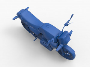 motorcycle mod4 3D 프린트 모델