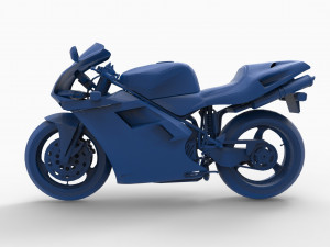 motorcycle mod5 Model Cetak 3D