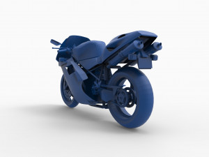 motorcycle mod5 Model Cetak 3D