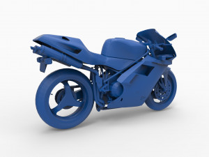 motorcycle mod5 Model Cetak 3D
