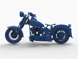motorcycle mod6 3D Принт Модель