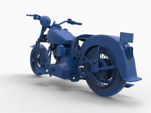 motorcycle mod6 3D Print Model