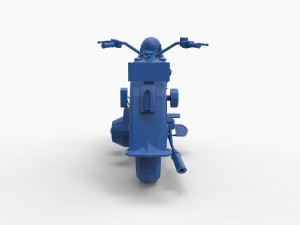 motorcycle mod6 3D Принт Модель