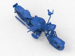 motorcycle mod6 3D Принт Модель