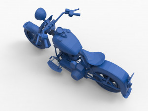 motorcycle mod6 3D Принт Модель