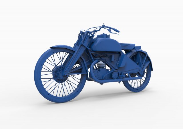 motorcycle mod7 3D printmodel .c4d .max .obj .3ds .fbx .stl .blend
