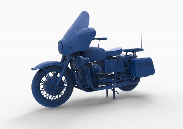 motorcycle mod8 3D Print Model .c4d .max .obj .3ds .fbx .stl .blend 