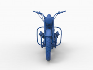 motorcycle mod9 3D Print Model