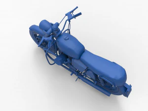 motorcycle mod9 3D Print Model
