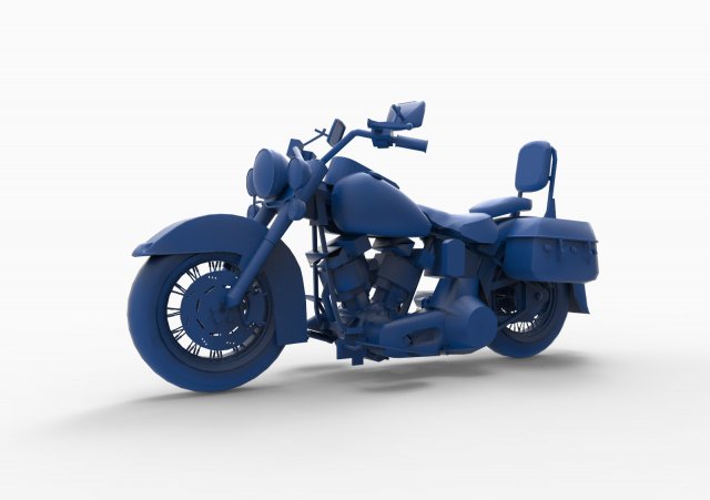 motorcycle mod12 Model Cetak 3D .c4d .max .obj .3ds .fbx .stl .blend
