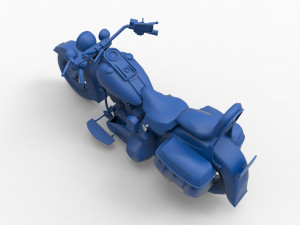 motorcycle mod12 Model Cetak 3D
