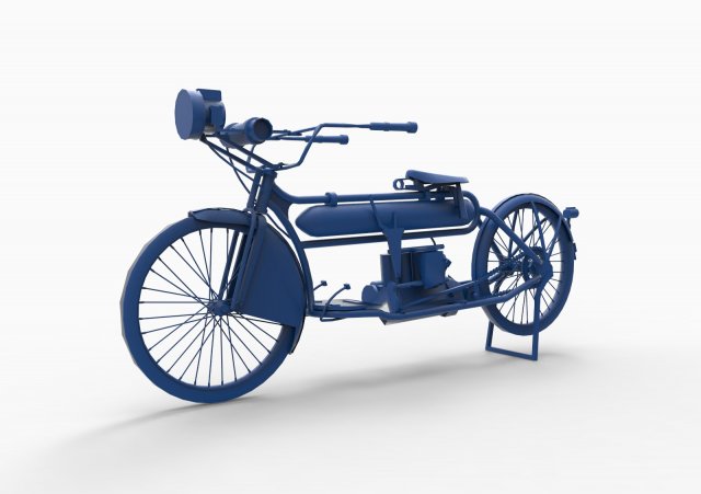 motorcycle mod14 3D 프린트 모델 .c4d .max .obj .3ds .fbx .stl .blend