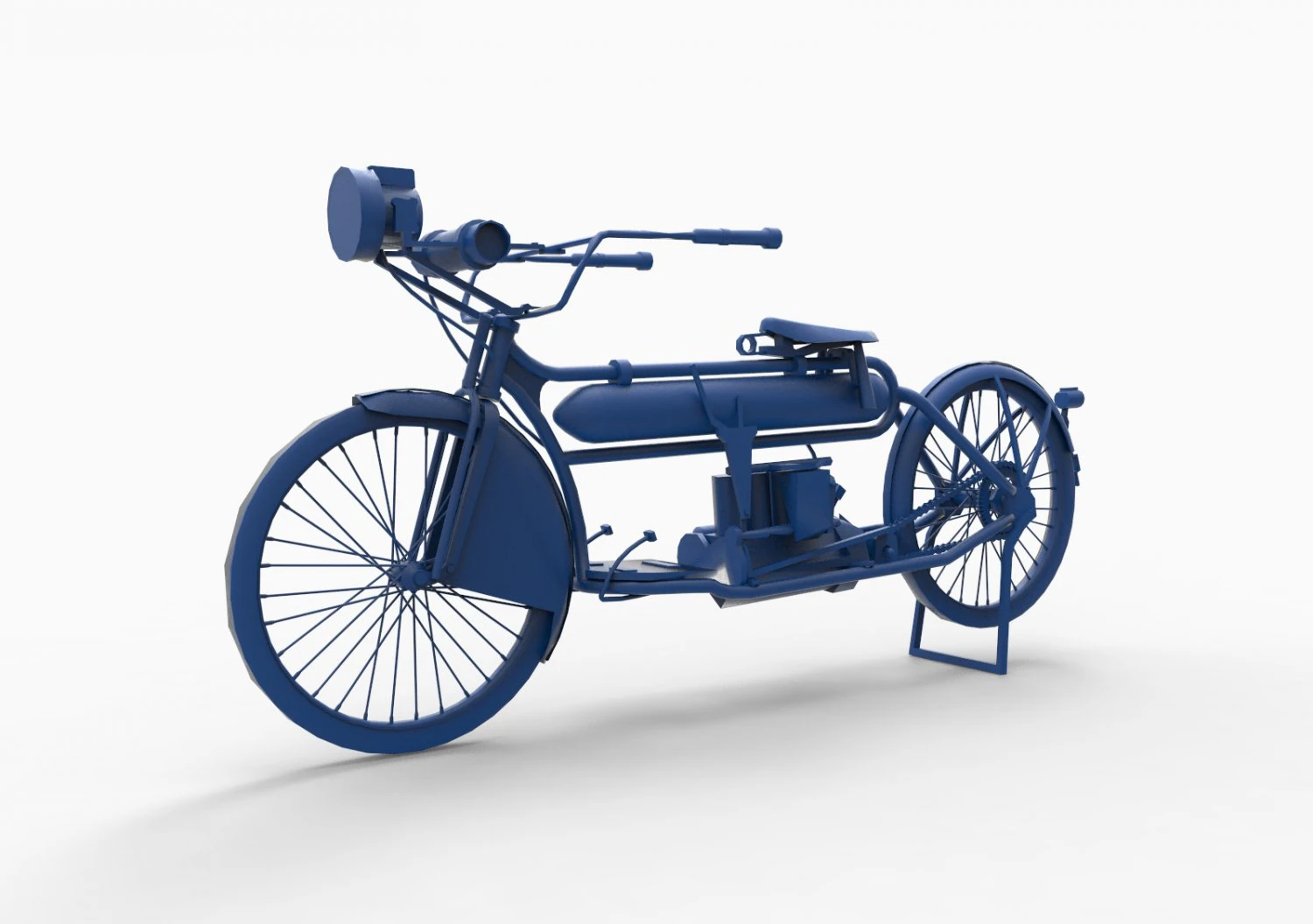 motorcycle mod14 3D Print Model .c4d .max .obj .3ds .fbx .stl .blend 