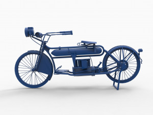 motorcycle mod14 3D 프린트 모델