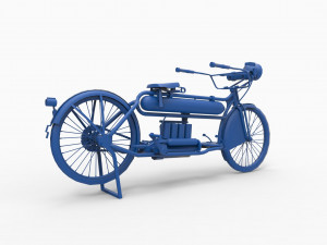 motorcycle mod14 3D 프린트 모델