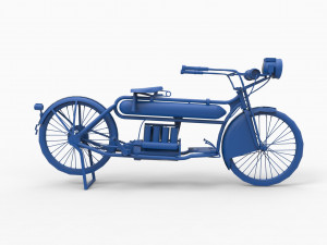 motorcycle mod14 3D 프린트 모델