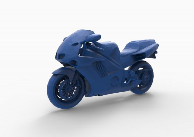 motorcycle mod15 3D 프린트 모델 .c4d .max .obj .3ds .fbx .stl .blend 