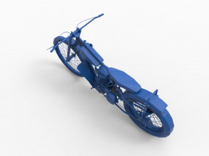 motorcycle mod17 Modèles 3D en vedette