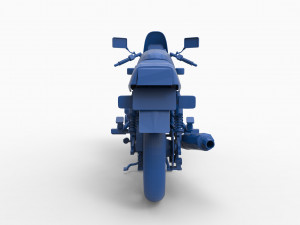 motorcycle mod18 3Dプリントモデル