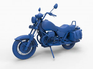 मोटरसाइकिल mod19 3D प्रिंट मॉडल