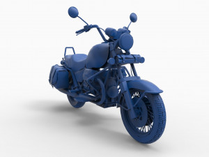 motorcycle mod19 3D 프린트 모델