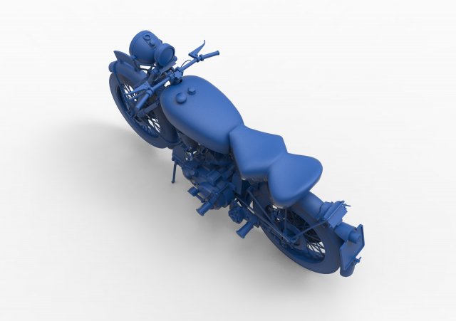 motorcycle mod21 3D प्रिंट मॉडल .c4d .max .obj .3ds .fbx .stl .blend 