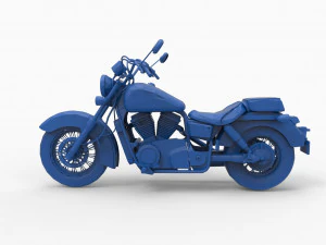 motorcycle mod22 3D Print Model