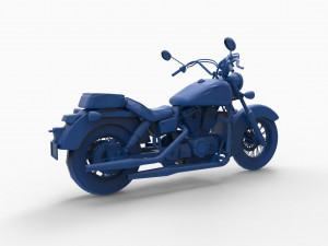 motorcycle mod22 3Dプリントモデル