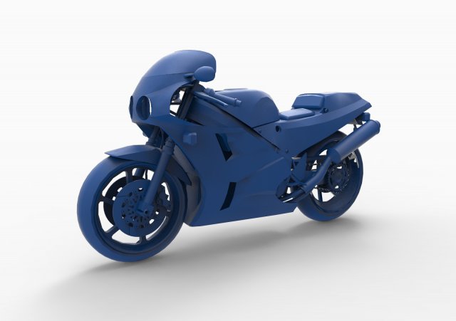 motorcycle mod24 3D Print Model .c4d .max .obj .3ds .fbx .stl .blend 
