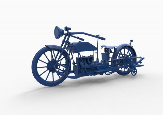 motorcycle mod25 3D 打印模型 .c4d .max .obj .3ds .fbx .stl .blend