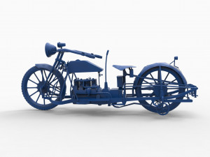 motorcycle mod25 3D 打印模型
