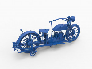 motorcycle mod25 3D 打印模型
