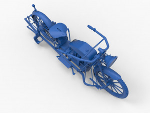 motorcycle mod25 3D 打印模型