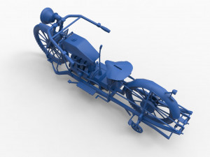 motorcycle mod25 3D 打印模型