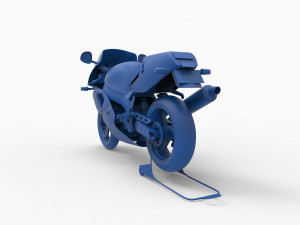 motorcycle mod26 3D Baskı Modeli