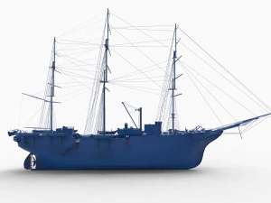 old ship mod1 3D Print Model