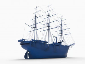 old ship mod1 3D Print Model