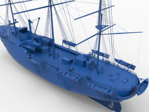 old ship mod1 3D Print Model