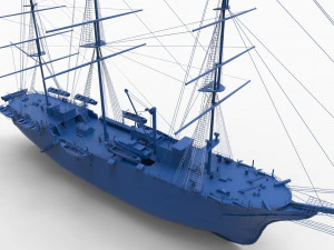 old ship mod1 3D Print Model